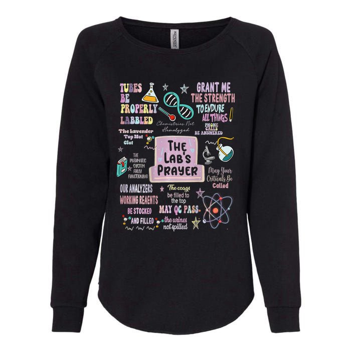 The LabS Prayer Medical Laboratory Scientist Lab Week 2024 Womens California Wash Sweatshirt