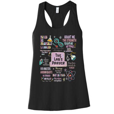 The LabS Prayer Medical Laboratory Scientist Lab Week 2024 Women's Racerback Tank