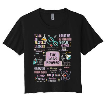 The LabS Prayer Medical Laboratory Scientist Lab Week 2024 Women's Crop Top Tee