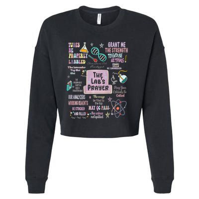 The LabS Prayer Medical Laboratory Scientist Lab Week 2024 Cropped Pullover Crew