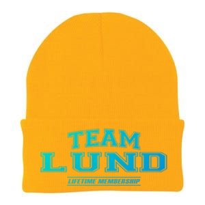 Team Lund Proud Family Surname Last Name Gift Cool Gift Knit Cap Winter Beanie