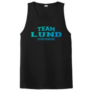 Team Lund Proud Family Surname Last Name Gift Cool Gift PosiCharge Competitor Tank