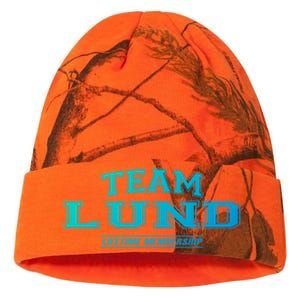 Team Lund Proud Family Surname Last Name Gift Cool Gift Kati Licensed 12" Camo Beanie