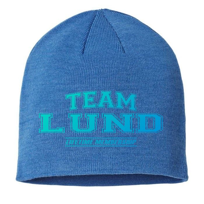 Team Lund Proud Family Surname Last Name Gift Cool Gift Sustainable Beanie