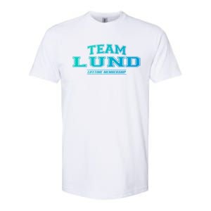 Team Lund Proud Family Surname Last Name Gift Cool Gift Softstyle CVC T-Shirt