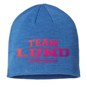 Team Lund Proud Family Surname Last Name Gift Cool Gift Sustainable Beanie