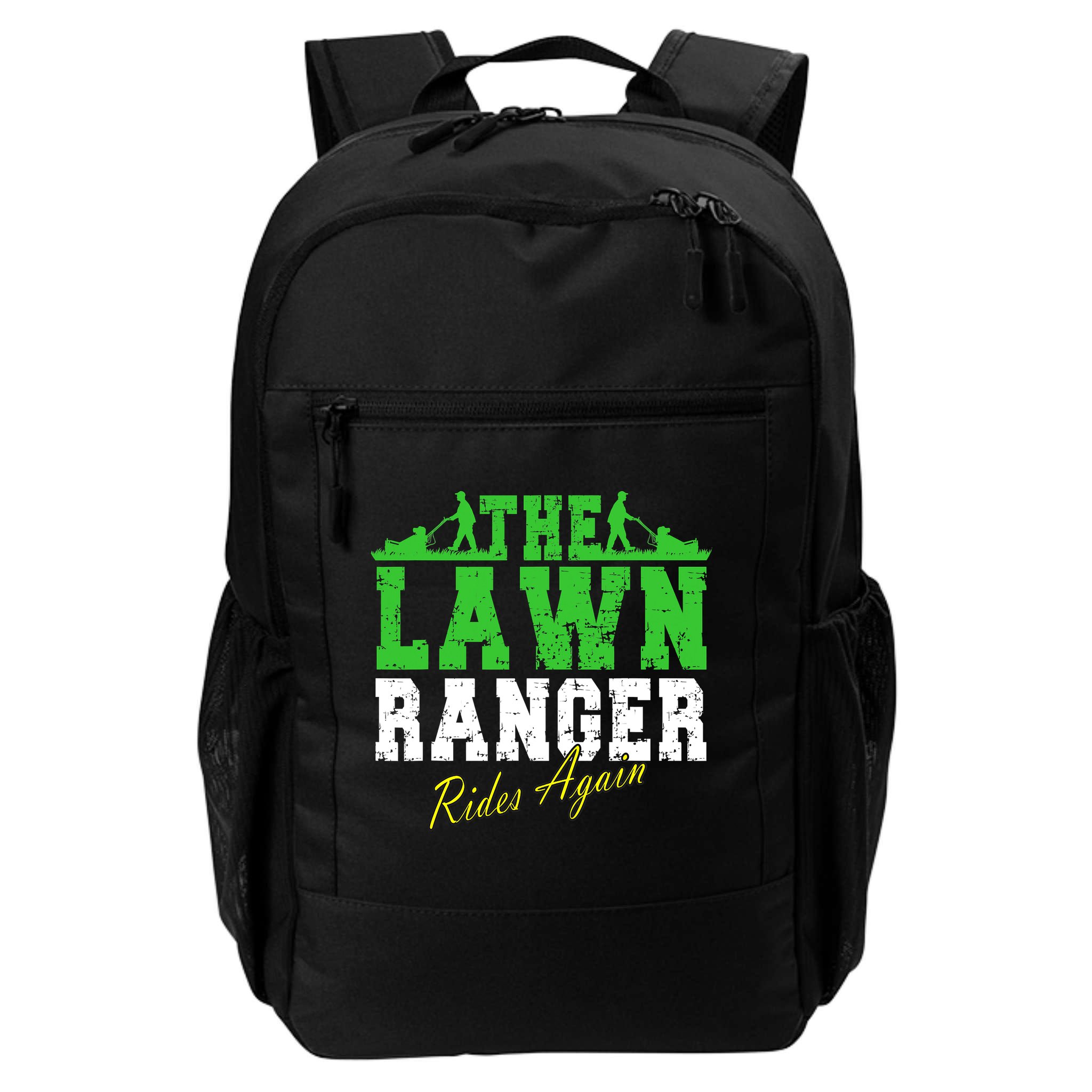 The Lawn Ranger Rides Again Lawn Mower Golf Backpack