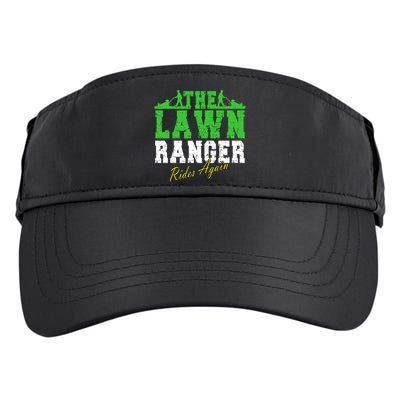 The Lawn Ranger Rides Again Lawn Mower Golf Adult Drive Performance Visor