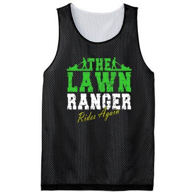 The Lawn Ranger Rides Again Lawn Mower Golf Mesh Reversible Basketball Jersey Tank