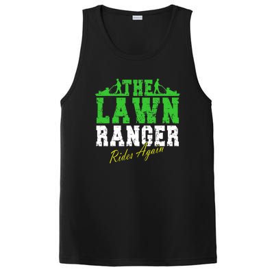 The Lawn Ranger Rides Again Lawn Mower Golf PosiCharge Competitor Tank