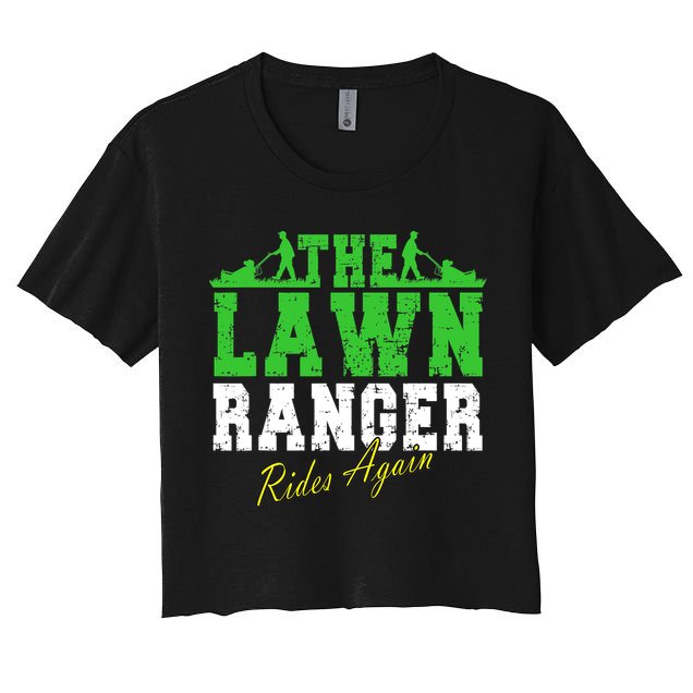 The Lawn Ranger Rides Again Lawn Mower Golf Crop Top