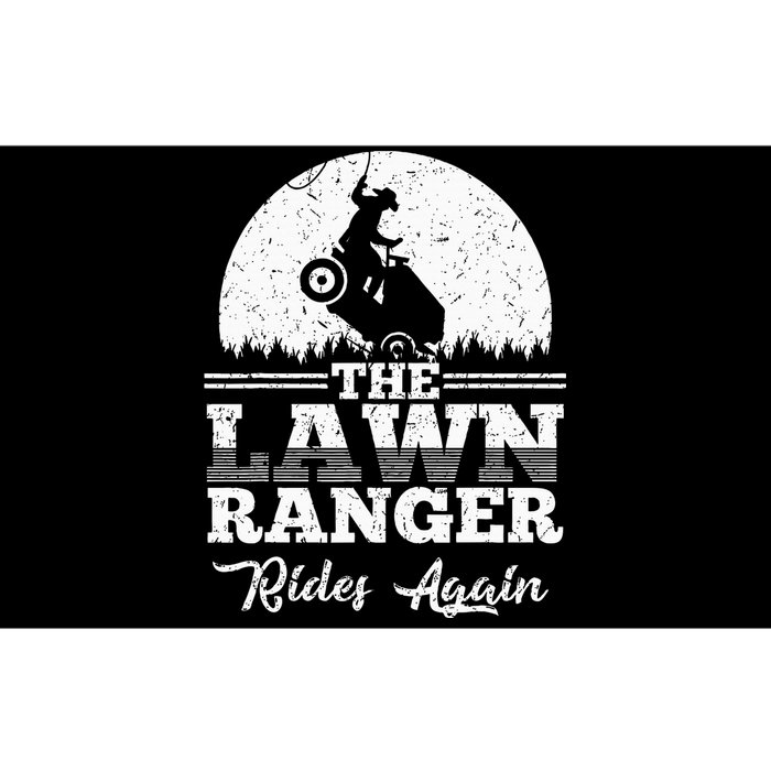 The Lawn Ranger Rides Again Cute Lawn Caretaker Bumper Sticker