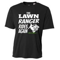 The Lawn Ranger Rides Again Lawn Mower Mowing Cooling Performance Crew T-Shirt