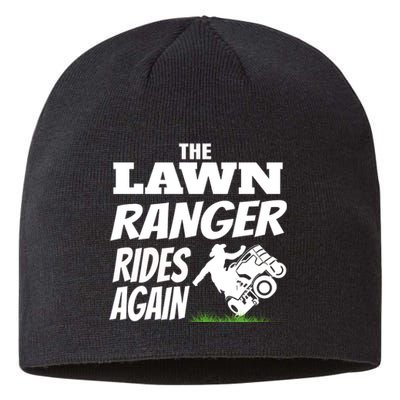 The Lawn Ranger Rides Again Lawn Mower Mowing Sustainable Beanie