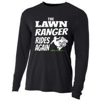 The Lawn Ranger Rides Again Lawn Mower Mowing Cooling Performance Long Sleeve Crew