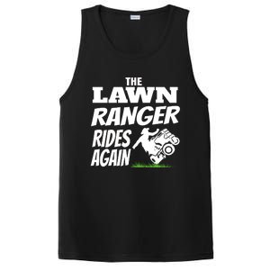 The Lawn Ranger Rides Again Lawn Mower Mowing PosiCharge Competitor Tank