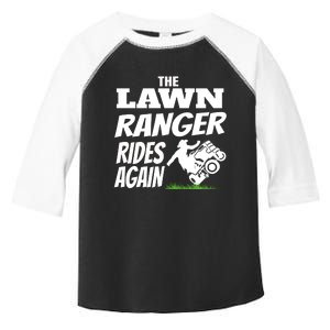 The Lawn Ranger Rides Again Lawn Mower Mowing Toddler Fine Jersey T-Shirt