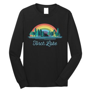 Torch Lake Rainbow Lake Souvenir Long Sleeve Shirt