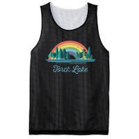 Torch Lake Rainbow Lake Souvenir Mesh Reversible Basketball Jersey Tank