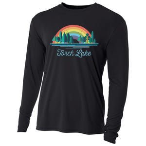 Torch Lake Rainbow Lake Souvenir Cooling Performance Long Sleeve Crew