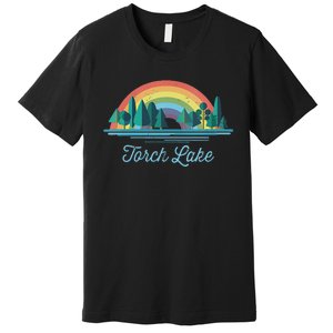 Torch Lake Rainbow Lake Souvenir Premium T-Shirt