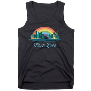 Torch Lake Rainbow Lake Souvenir Tank Top