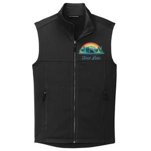 Torch Lake Rainbow Lake Souvenir Collective Smooth Fleece Vest