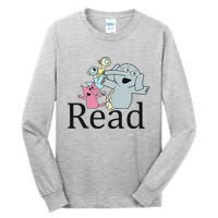 Teacher Library Read Book Club Piggie Elephant Pigeons Funny Tall Long Sleeve T-Shirt