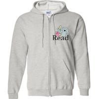 Teacher Library Read Book Club Piggie Elephant Pigeons Funny Full Zip Hoodie