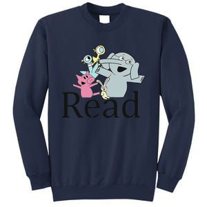 Teacher Library Read Book Club Piggie Elephant Pigeons Funny Sweatshirt