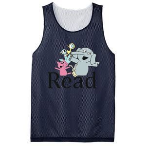 Teacher Library Read Book Club Piggie Elephant Pigeons Funny Mesh Reversible Basketball Jersey Tank