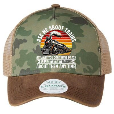 Train Locomotive Railway Conductor Train Engineer Retro Legacy Tie Dye Trucker Hat