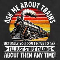 Train Locomotive Railway Conductor Train Engineer Retro Golf Towel