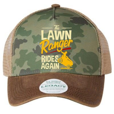 The Lawn Ranger Rides Again Lawn Tractor Mowing Legacy Tie Dye Trucker Hat