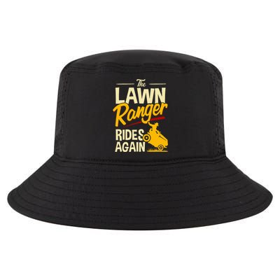 The Lawn Ranger Rides Again Lawn Tractor Mowing Cool Comfort Performance Bucket Hat