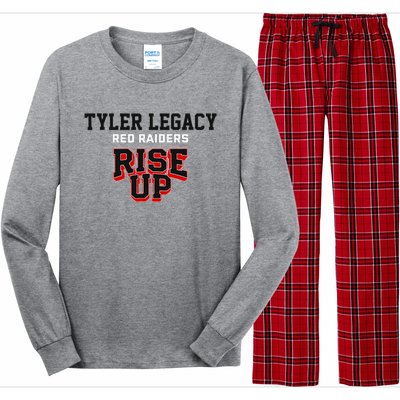 Tyler Legacy Red Raiders Rise Up Hs Long Sleeve Pajama Set