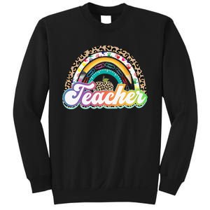 Teacher Life Rainbow Teacher for Wo Best Teacher Sweatshirt