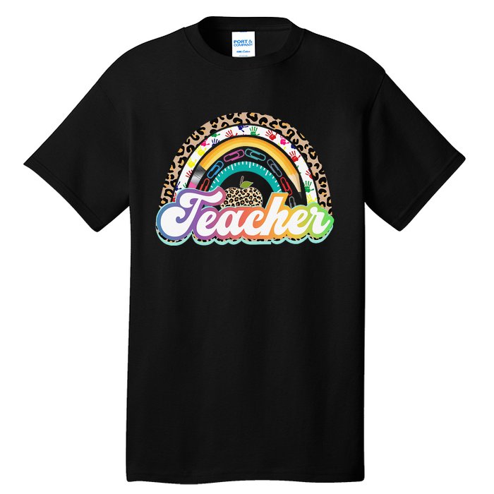 Teacher Life Rainbow Teacher for Wo Best Teacher Tall T-Shirt