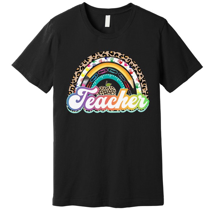 Teacher Life Rainbow Teacher for Wo Best Teacher Premium T-Shirt