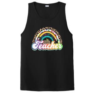 Teacher Life Rainbow Teacher for Wo Best Teacher PosiCharge Competitor Tank