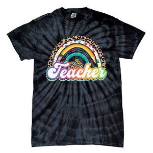 Teacher Life Rainbow Teacher for Wo Best Teacher Tie-Dye T-Shirt