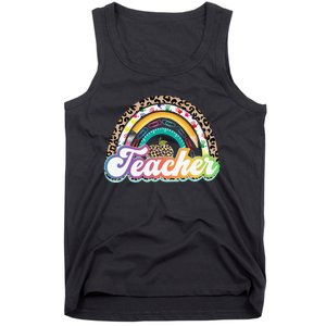 Teacher Life Rainbow Teacher for Wo Best Teacher Tank Top