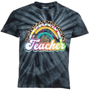 Teacher Life Rainbow Teacher for Wo Best Teacher Kids Tie-Dye T-Shirt