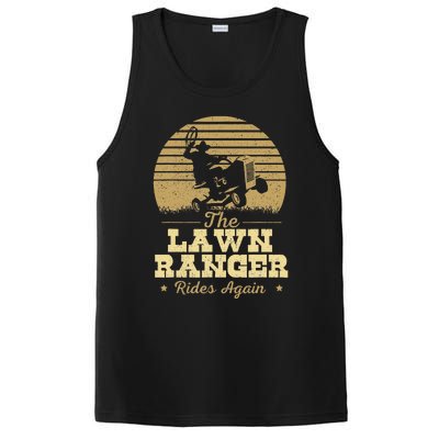 The Lawn Ranger Rides Again Landscraper Mower Landscaping PosiCharge Competitor Tank