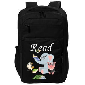 Teacher Library Read Book Club Piggie Elephant Pigeons Funny Impact Tech Backpack