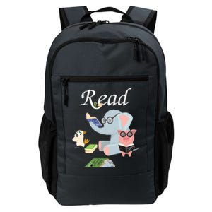 Teacher Library Read Book Club Piggie Elephant Pigeons Funny Daily Commute Backpack