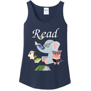 Teacher Library Read Book Club Piggie Elephant Pigeons Funny Ladies Essential Tank