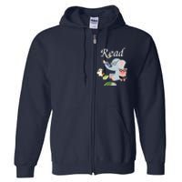 Teacher Library Read Book Club Piggie Elephant Pigeons Funny Full Zip Hoodie