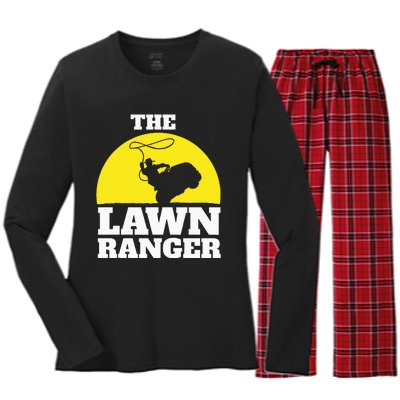 The Lawn Ranger Women's Long Sleeve Flannel Pajama Set 