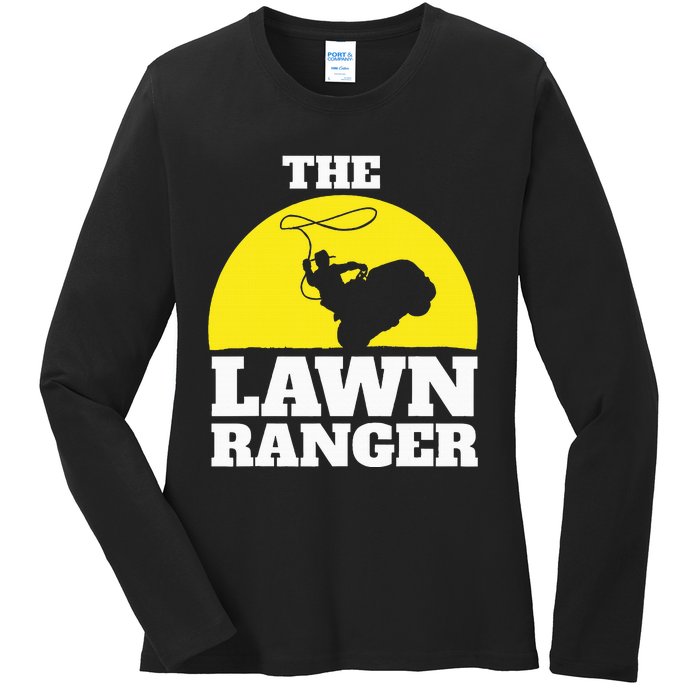 The Lawn Ranger Ladies Long Sleeve Shirt